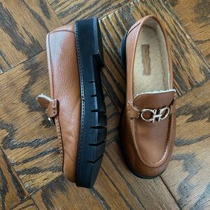 Salvatore Ferragamo leather loafers $950